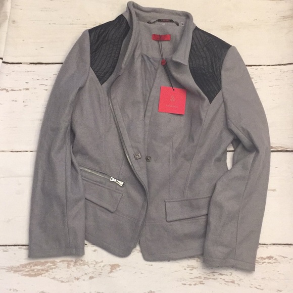 Jackets & Blazers - NWT Large Firmiana Gray Jacket